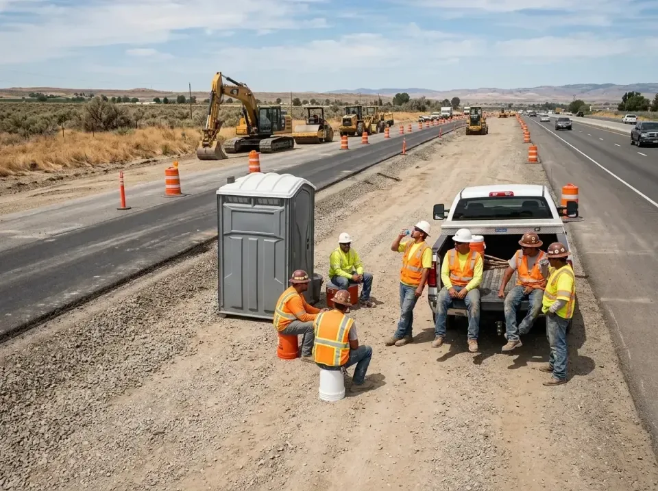 highway-road-construction-crew-007 — frequently asked questions, Porta Potty and Restroom Rentals in North Kansas City, MO